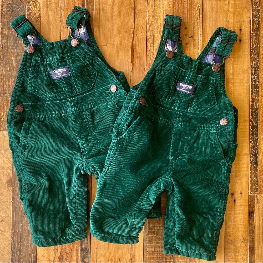 Twin set- Osh Kosh B’Gosh Corduroy Overalls